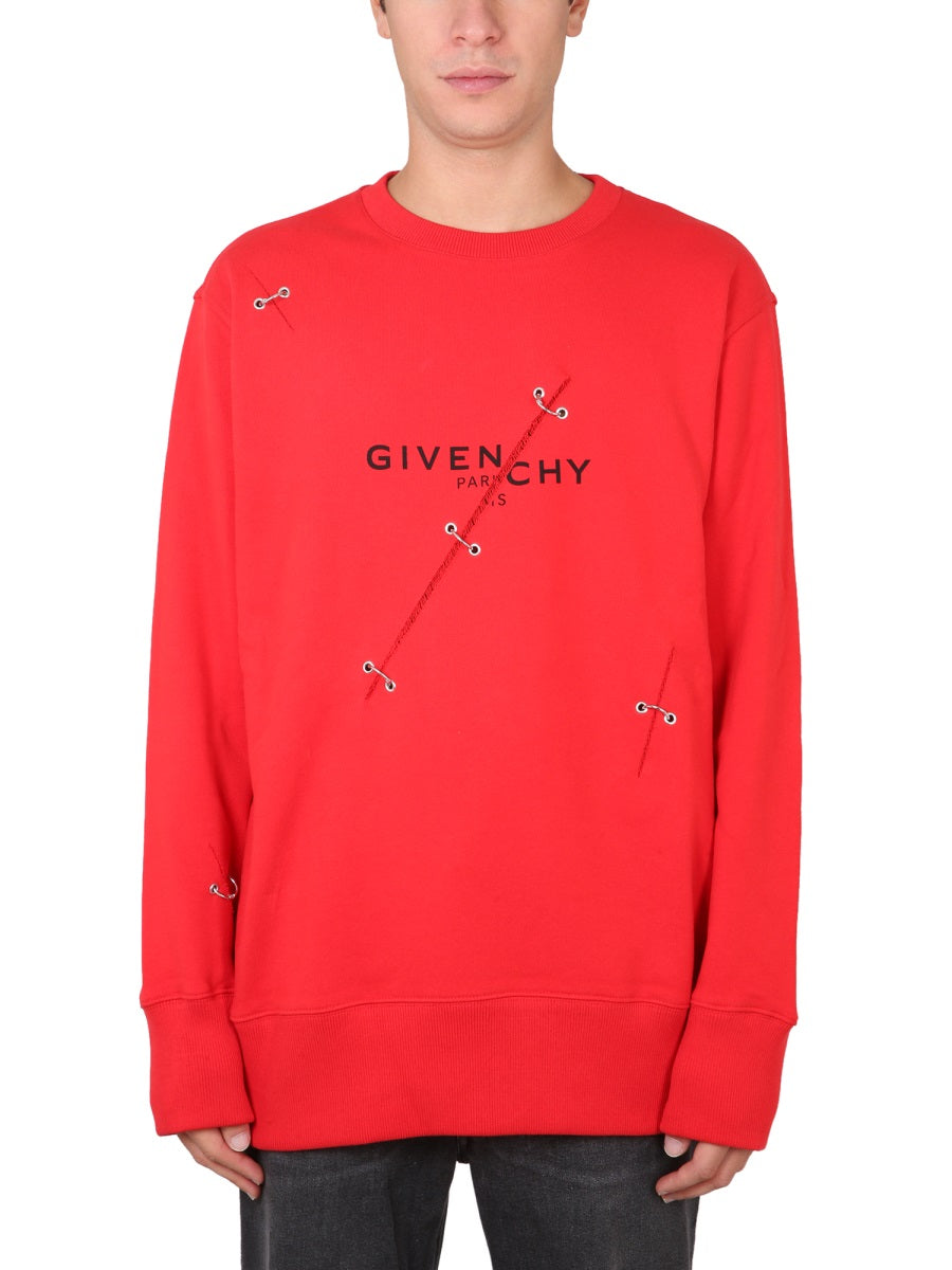 GIVENCHY Stylish Sweatshirt with Elaborate Details