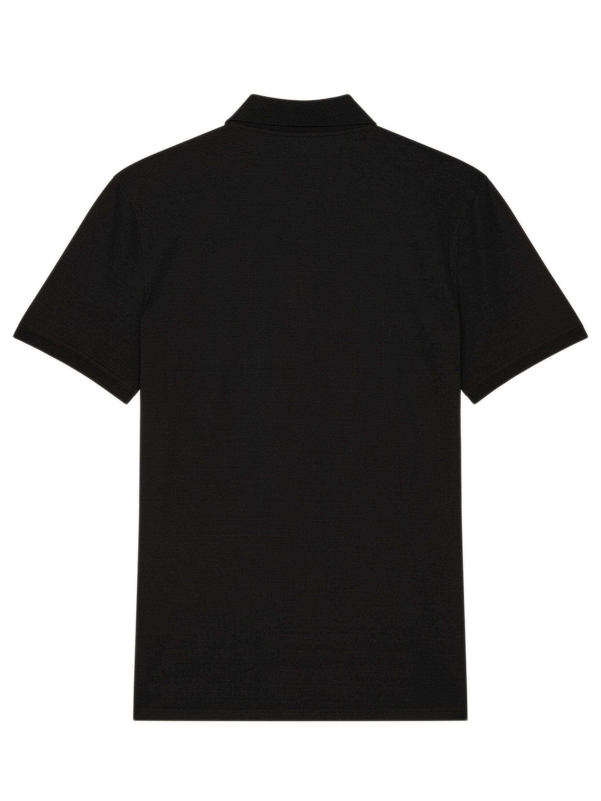 GIVENCHY Cotton Polo Shirt with Applique - Short Sleeves