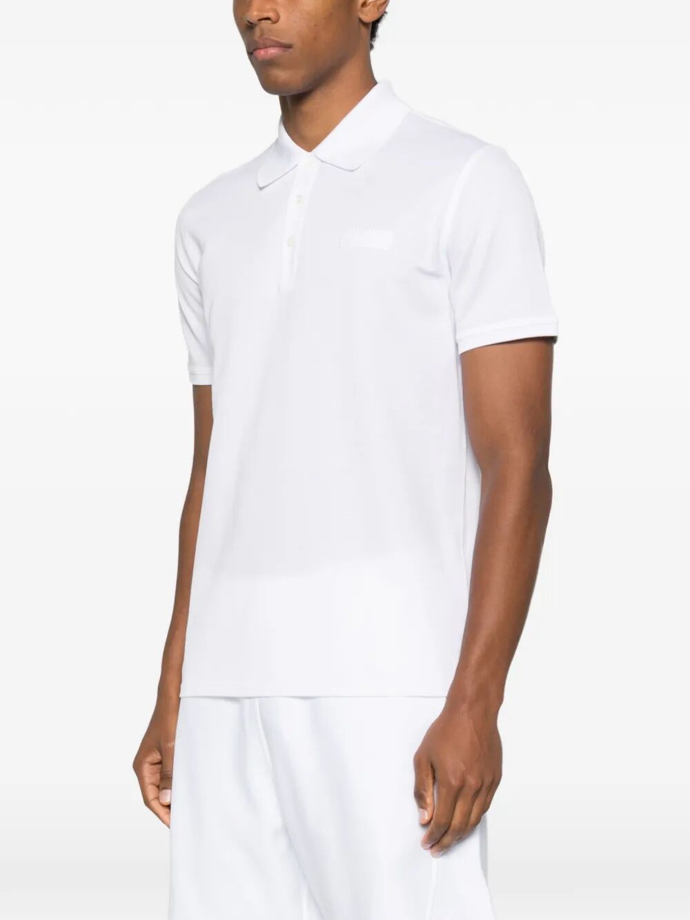GIVENCHY Gros Grain Cotton Polo for Men