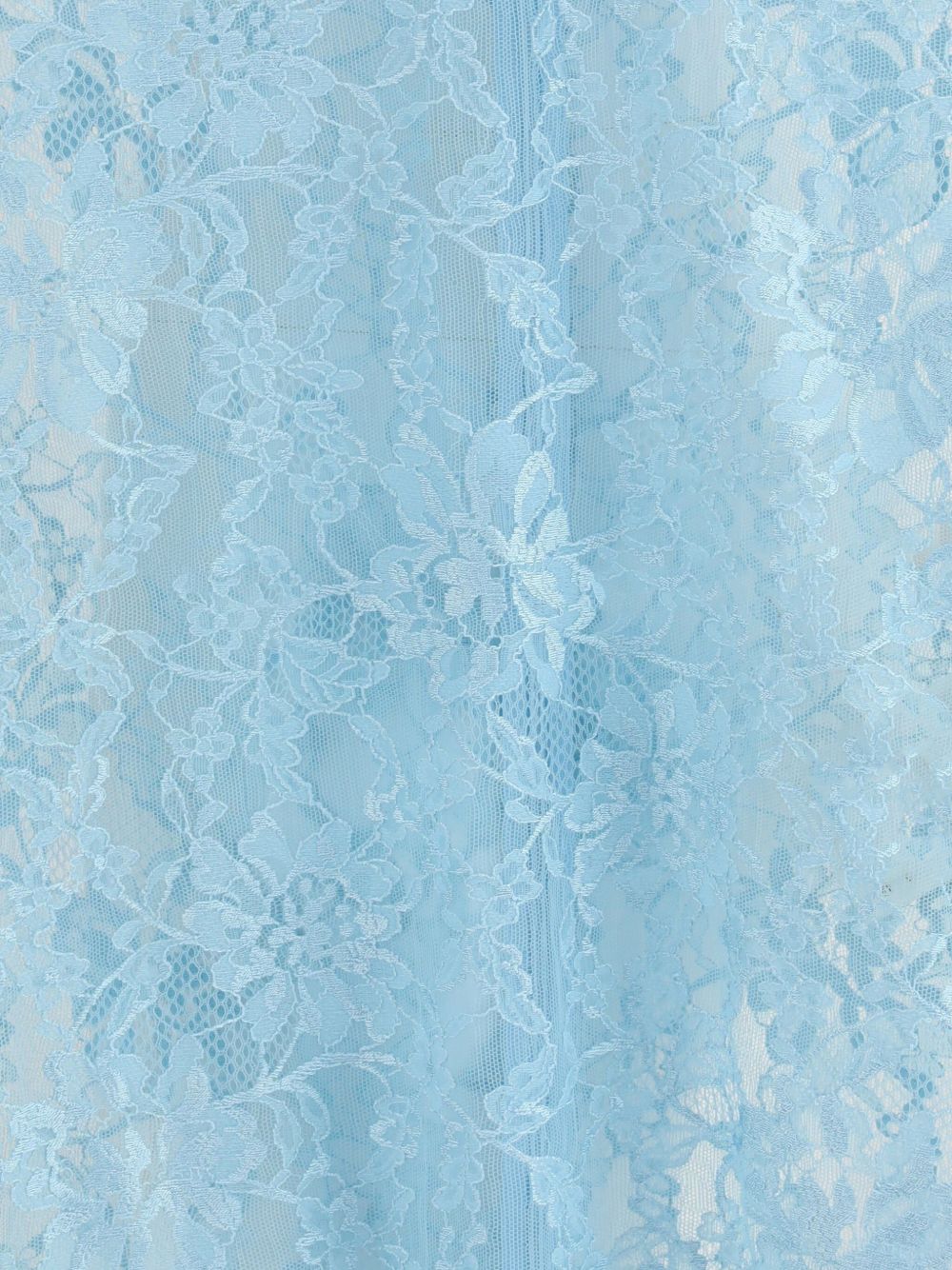 VALENTINO Floral Lace High Neck Bodysuit - Women’s Long Sleeves