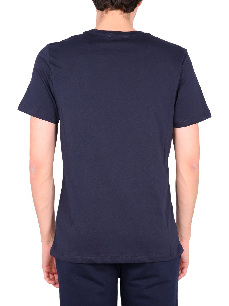 BALLANTYNE Classic Crewneck T-Shirt with Statement Chest Logo Print