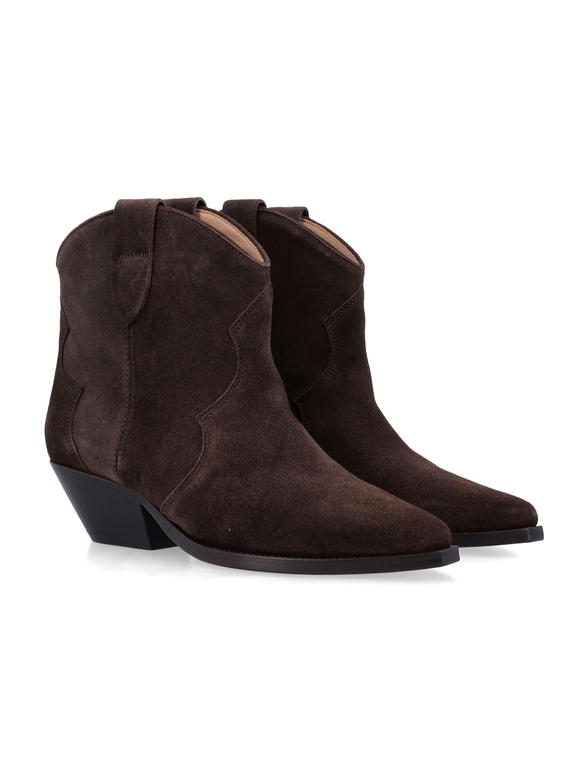 ISABEL MARANT Suede Cowboy Ankle Boots