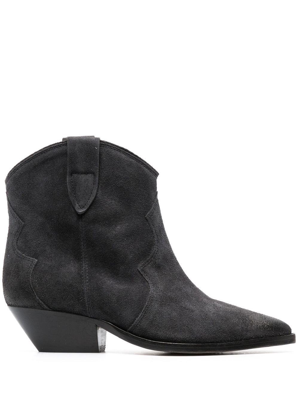 ISABEL MARANT Pointed Toe Cuban Heel Pull-On Ankle Boots for Women