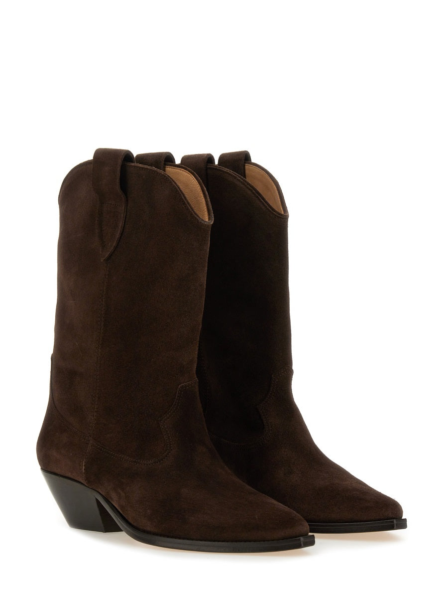 ISABEL MARANT Suede Cowboy Boots