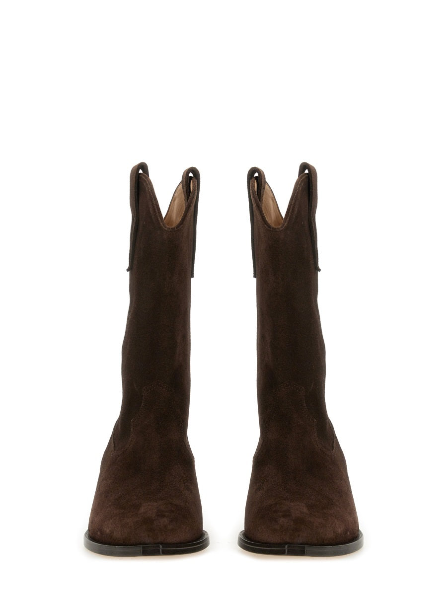 ISABEL MARANT Suede Cowboy Boots