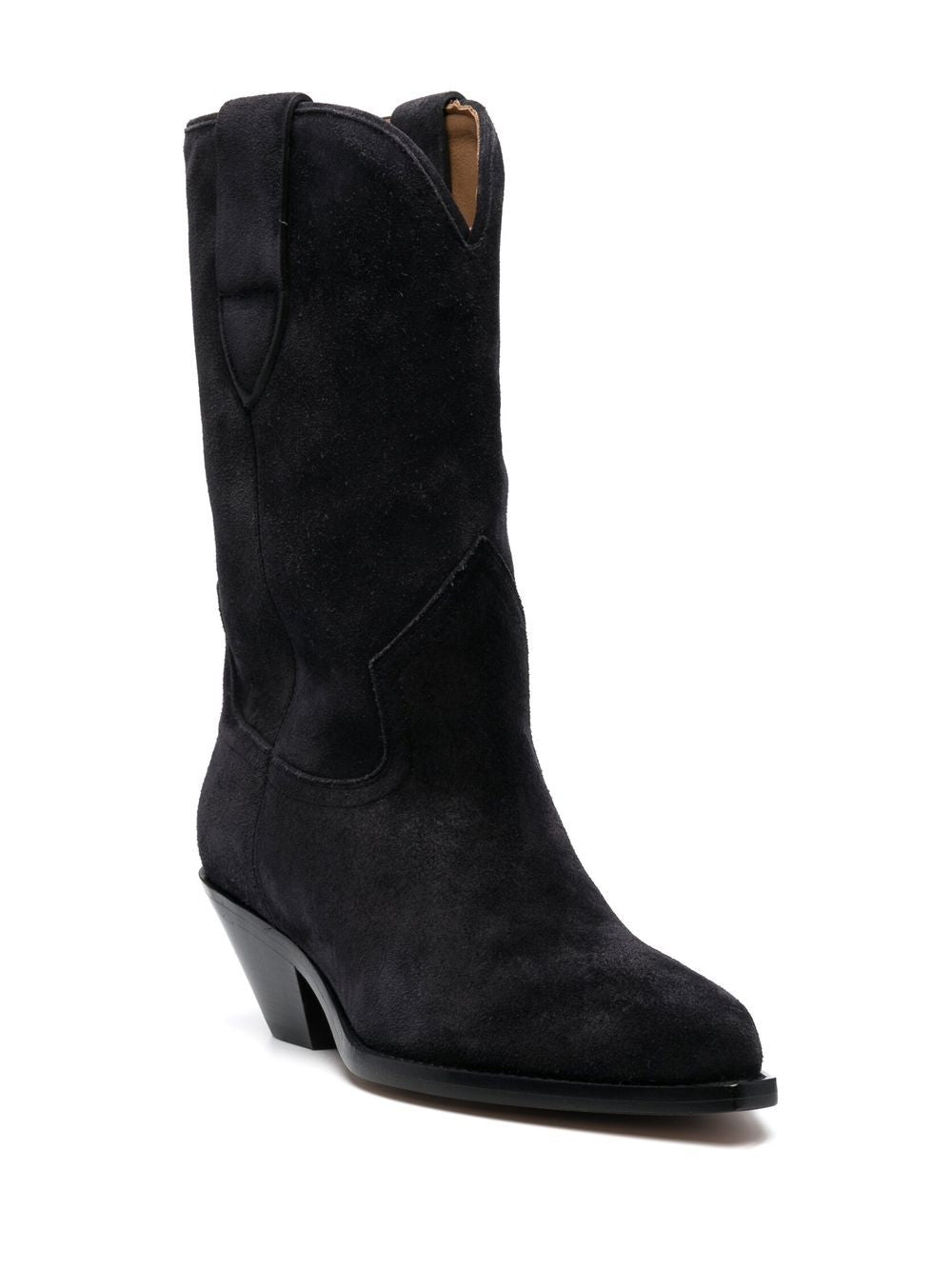 ISABEL MARANT Dahope Mini Leather Western-Style Boots