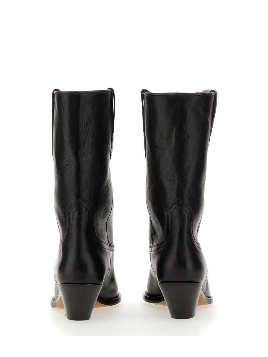ISABEL MARANT Elegant Cow Leather Boots for Women