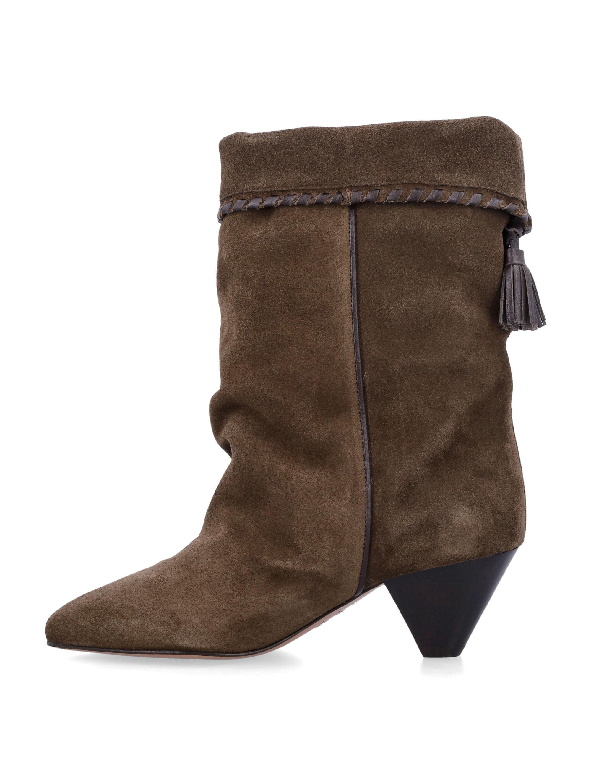 ISABEL MARANT Elegant Leather Ankle Boots for Women
