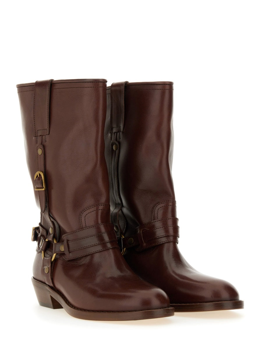 ISABEL MARANT 35MM Heiko Leather Boots for Women