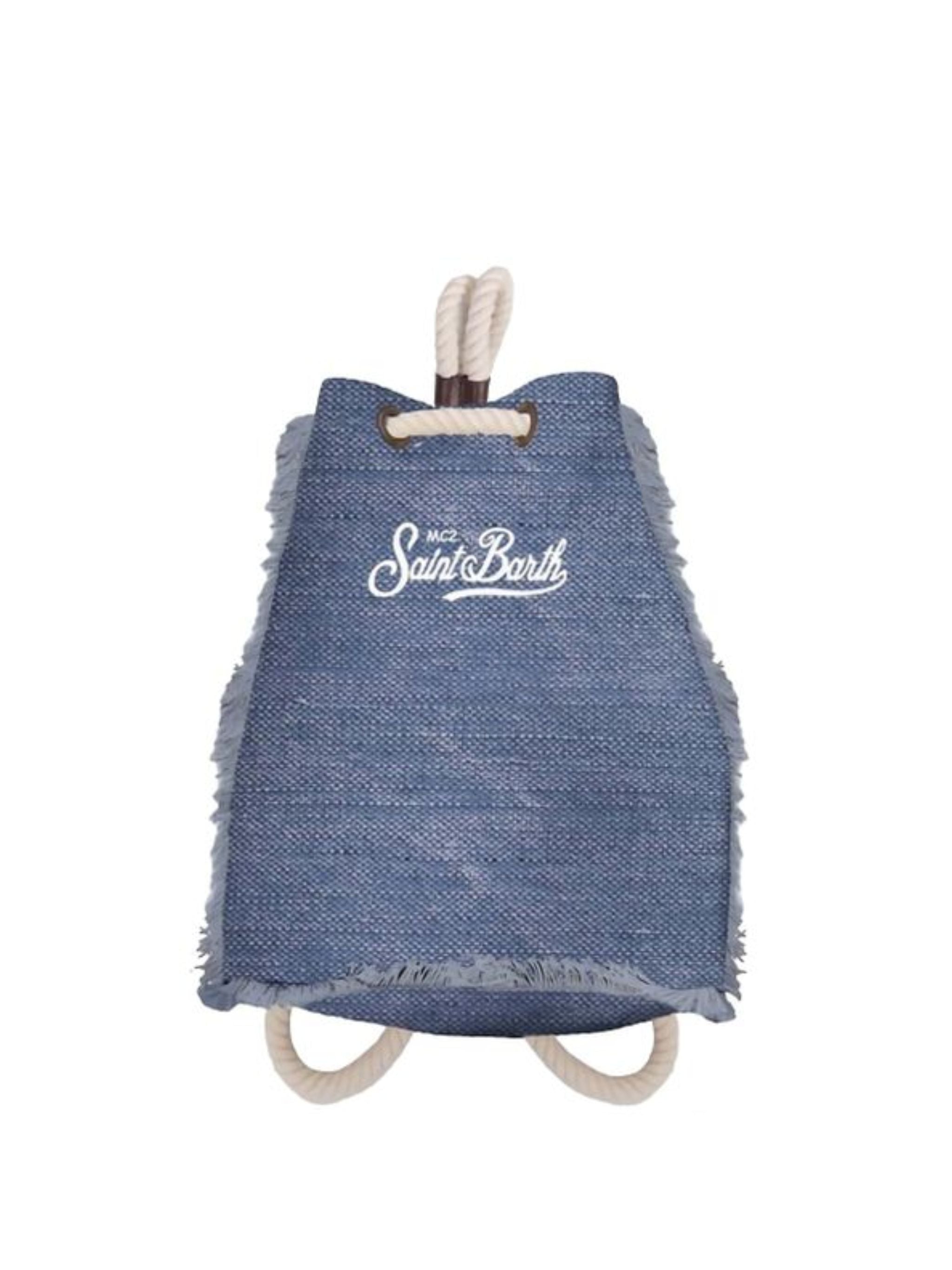 MC2 SAINT BARTH KIDS Kids Mini Linen Boat Backpack