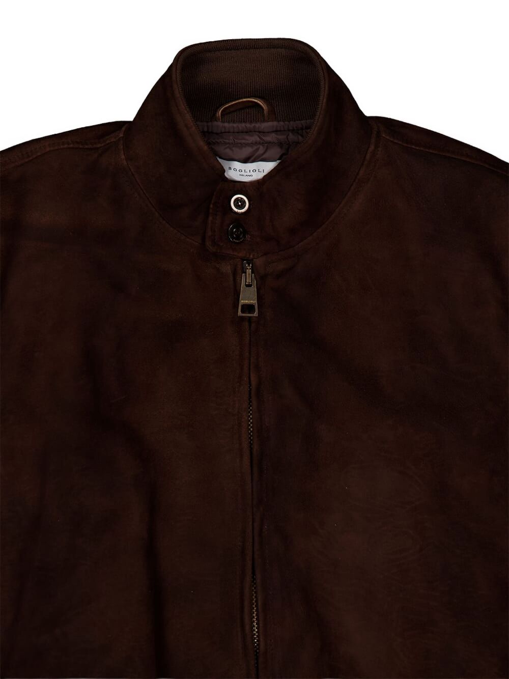 BOGLIOLI Suede Padded Bomber Jacket for Men - FW25