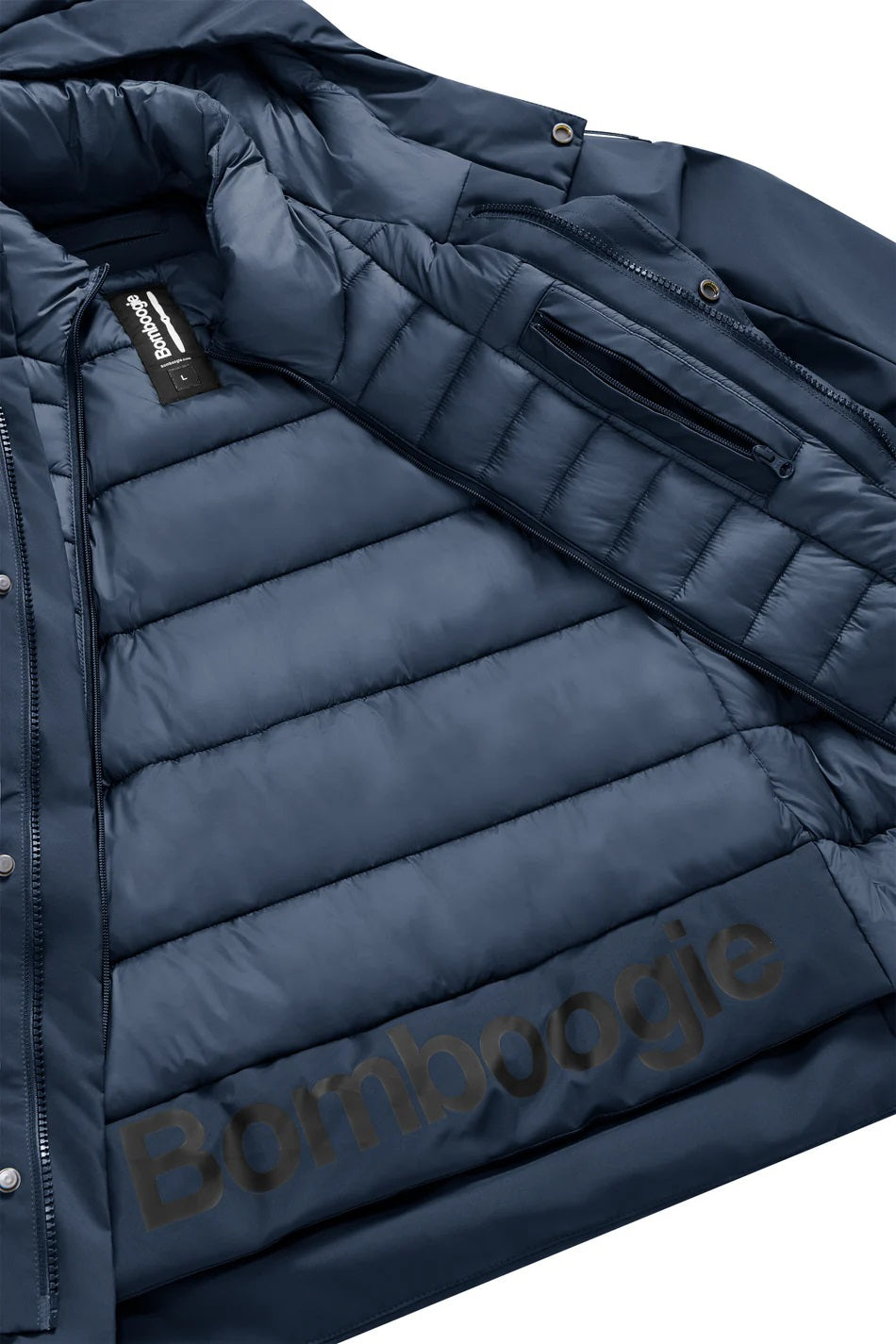 BOMBOOGIE Men's Waterproof Parka Jacket - Regular Fit