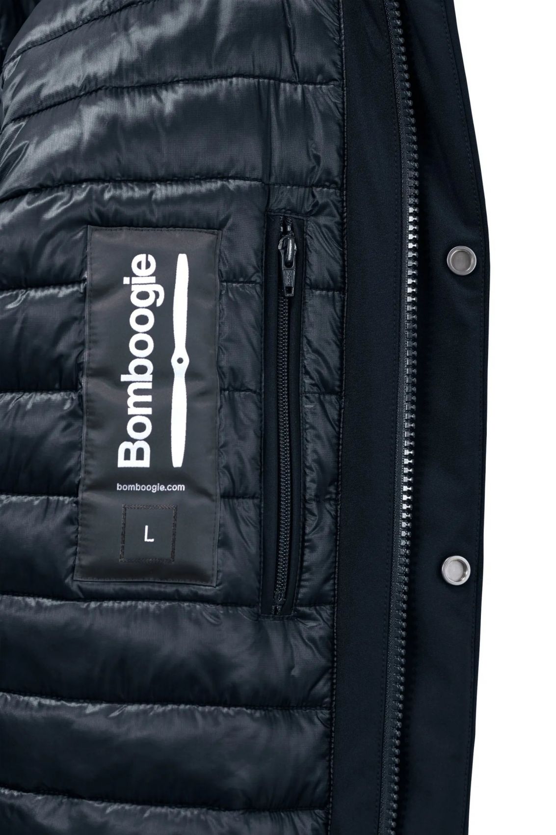 BOMBOOGIE Men's Stylish Winter Jacket with Spacious Hood