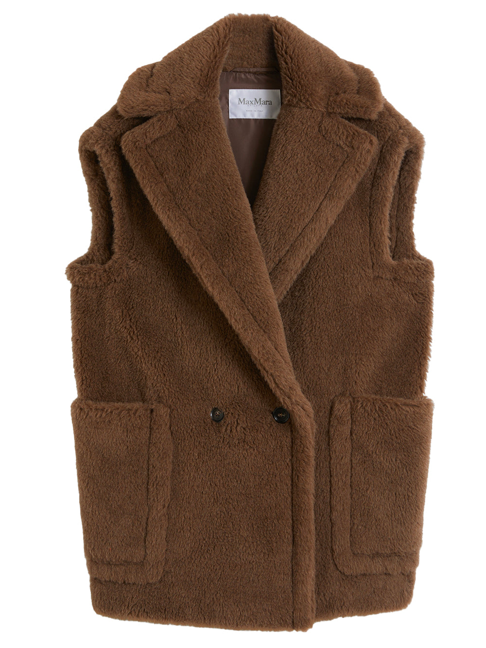 MAX MARA Teddy Vest in Alpaca and Virgin Wool for Women, FW25