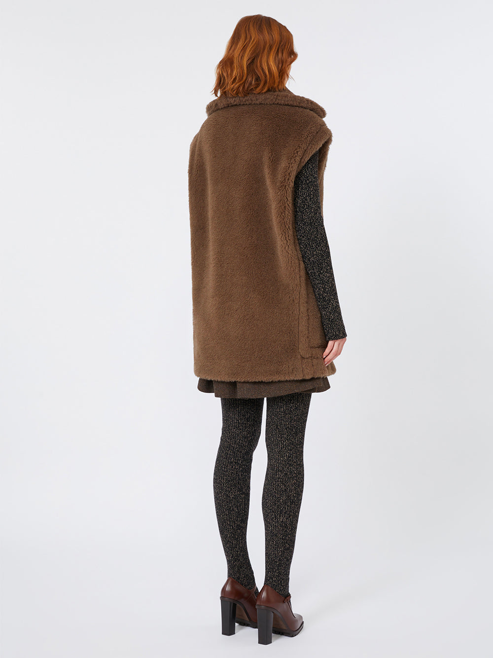 MAX MARA Teddy Vest in Alpaca and Virgin Wool for Women, FW25