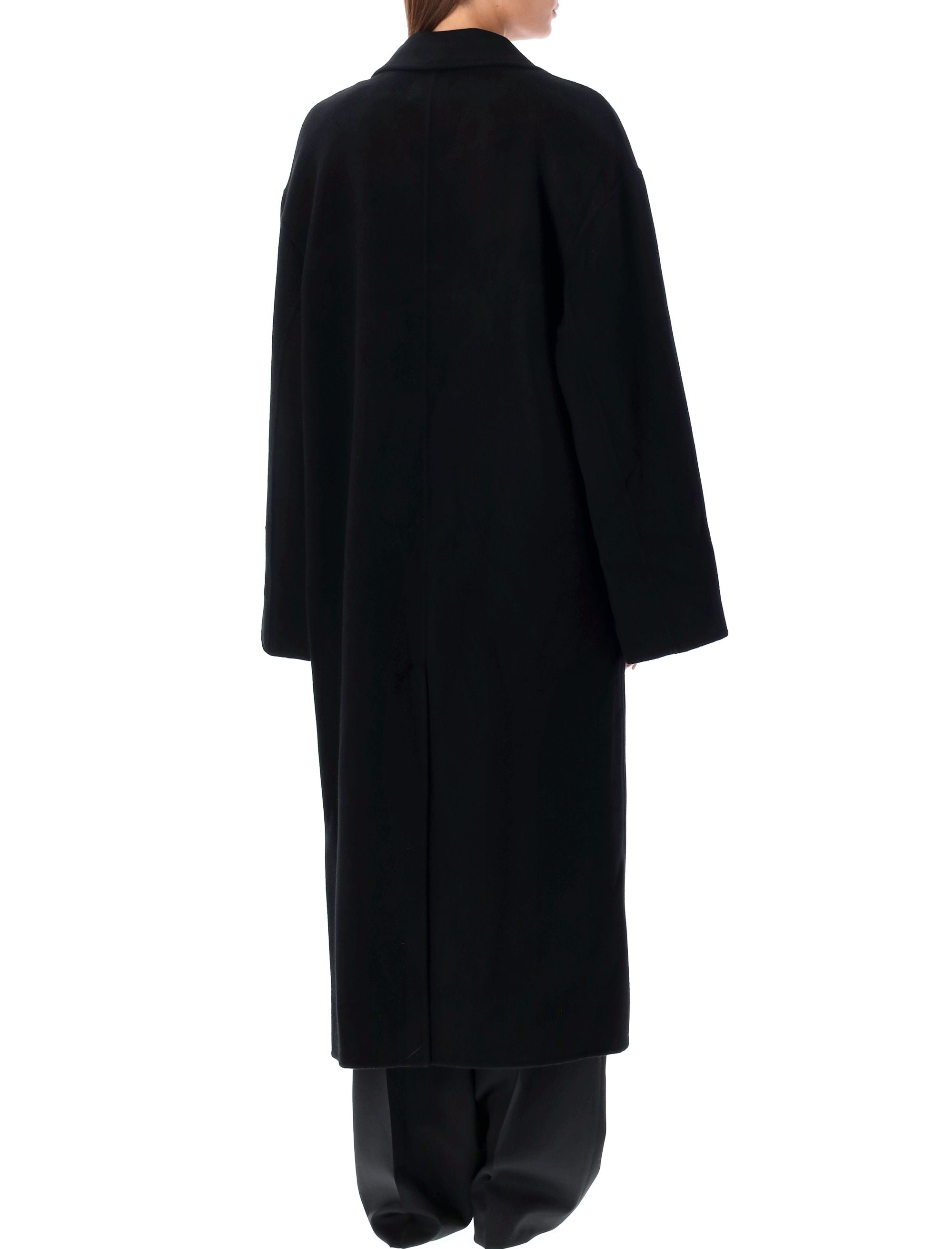 LOULOU Oversized Wool Jacket with Notched Lapel - Size S