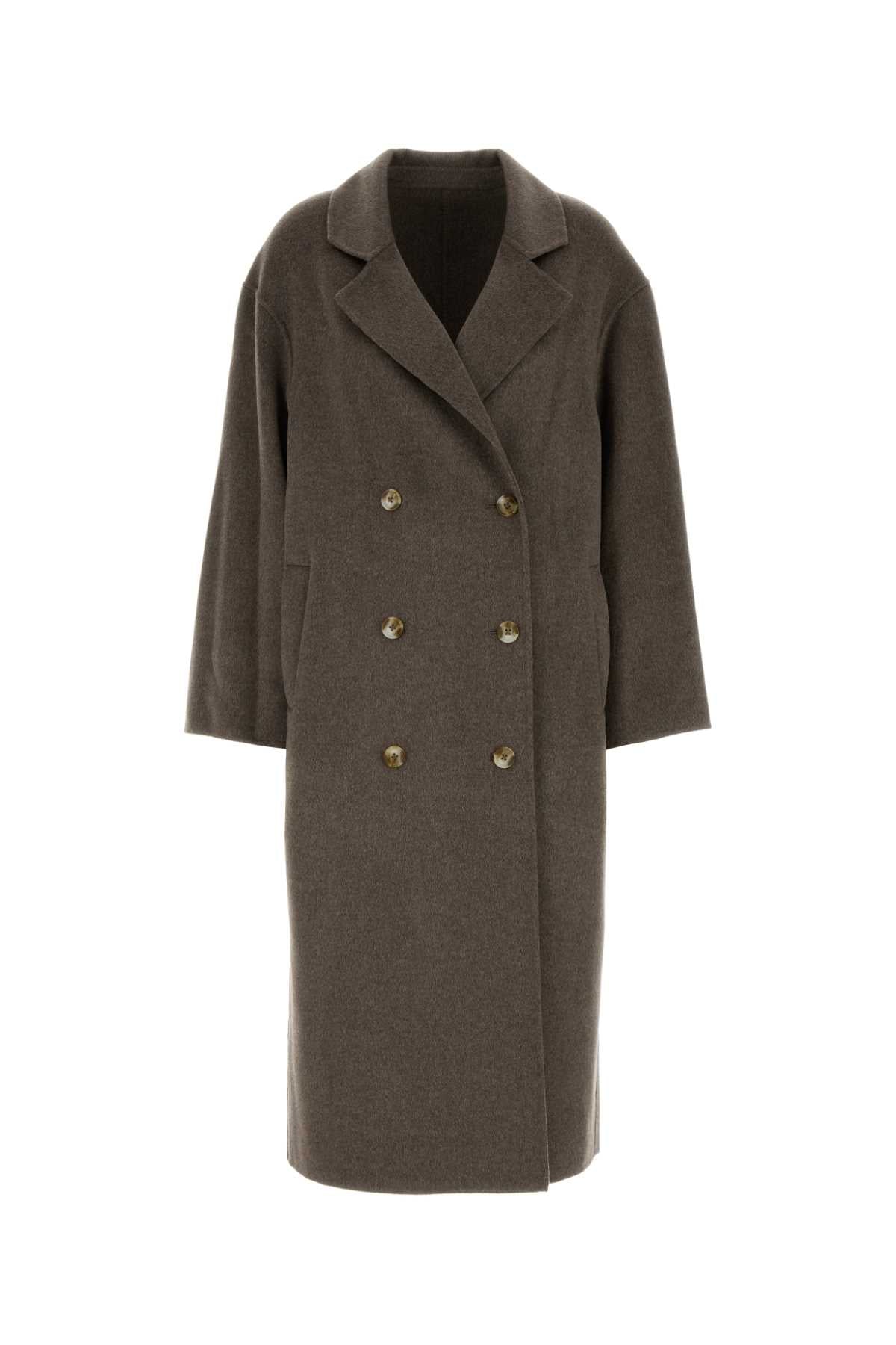 LOULOU Wool Blend Long Jacket for Women