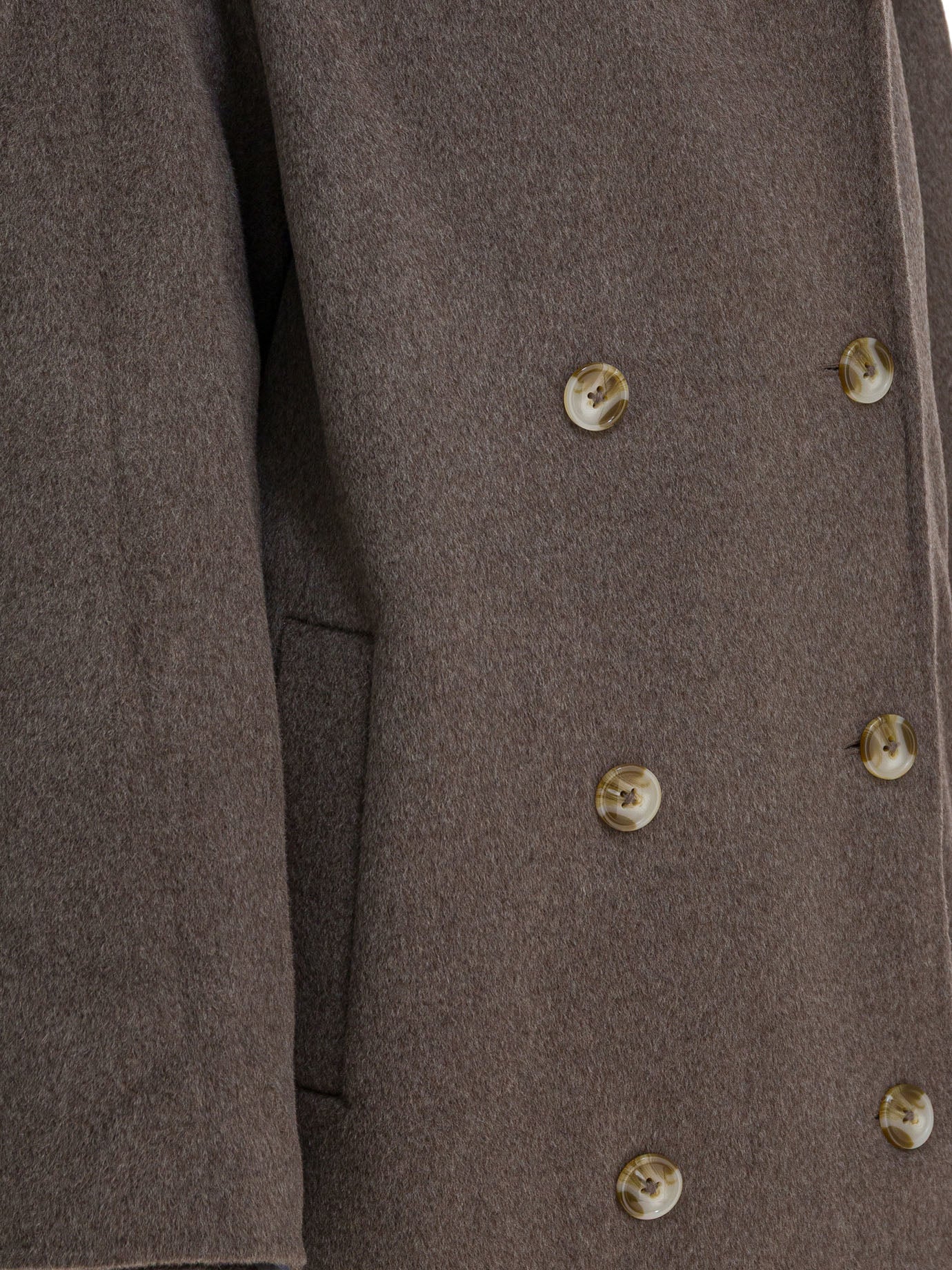 LOULOU DE SAISON Wool Cashmere Long Jacket