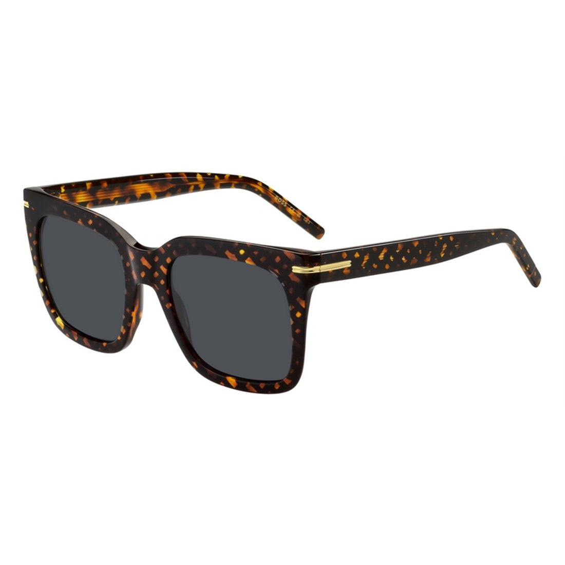 BOSS Chic Women's Havana Pattern Sunglasses