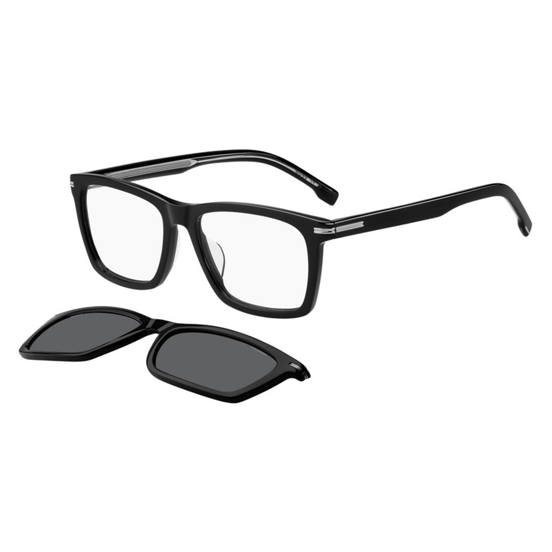 BOSS Sleek Polarized Clip-On Sunglasses for Men