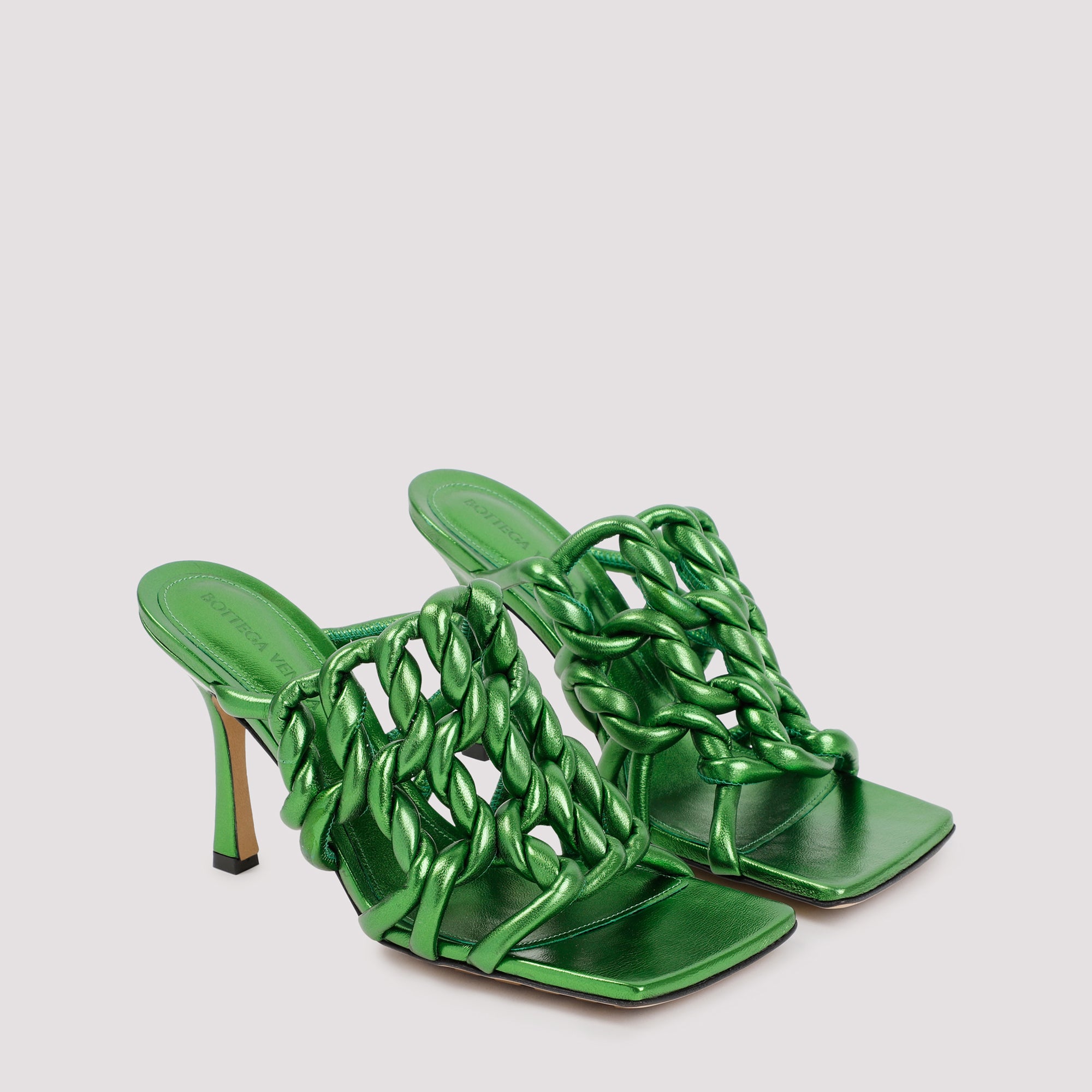 BOTTEGA VENETA Luxurious Stretch Flat Heels 10cm Height