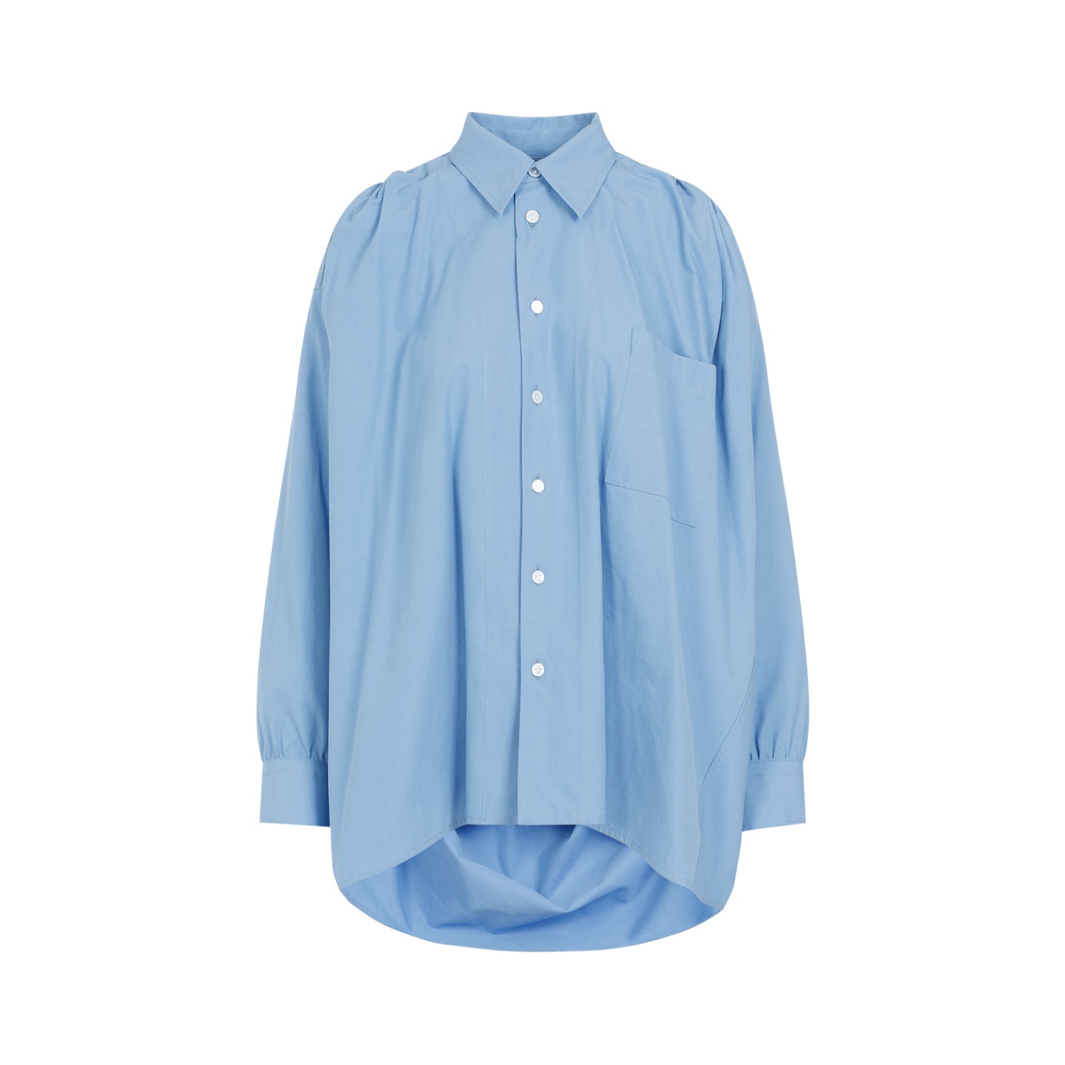 BOTTEGA VENETA Oversized Cotton Shirt with Classic Collar