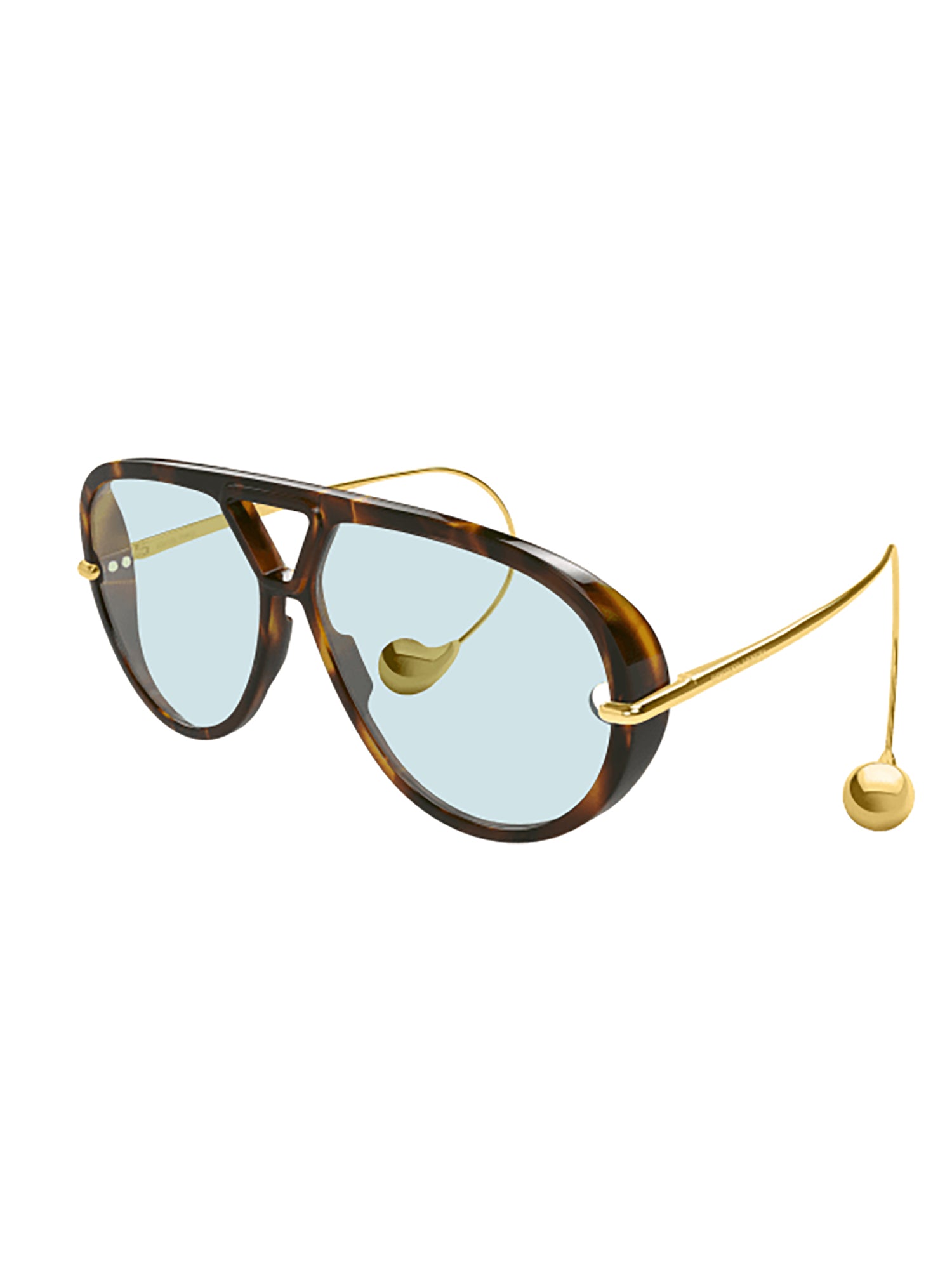 BOTTEGA VENETA Elegantly Crafted Women's Sunglasses with 180mm Temple Size