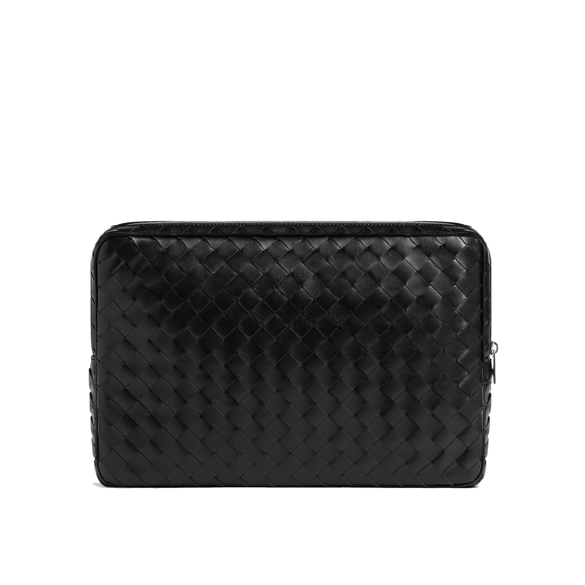 BOTTEGA VENETA Intrecciato Zippered Laptop Case Handbag