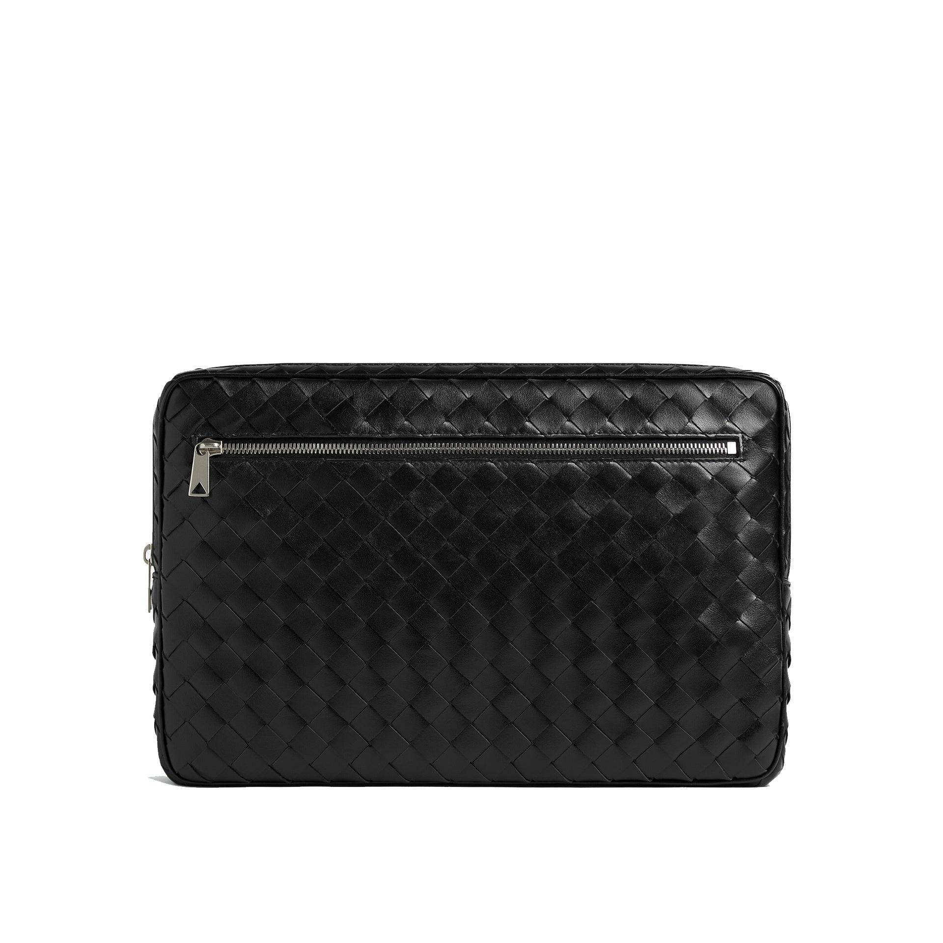 BOTTEGA VENETA Intrecciato Zippered Laptop Case Handbag
