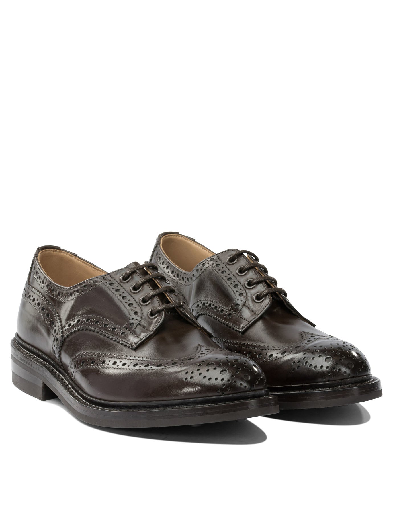 TRICKER'S Premium Brogue Derby Dress Shoes for Men