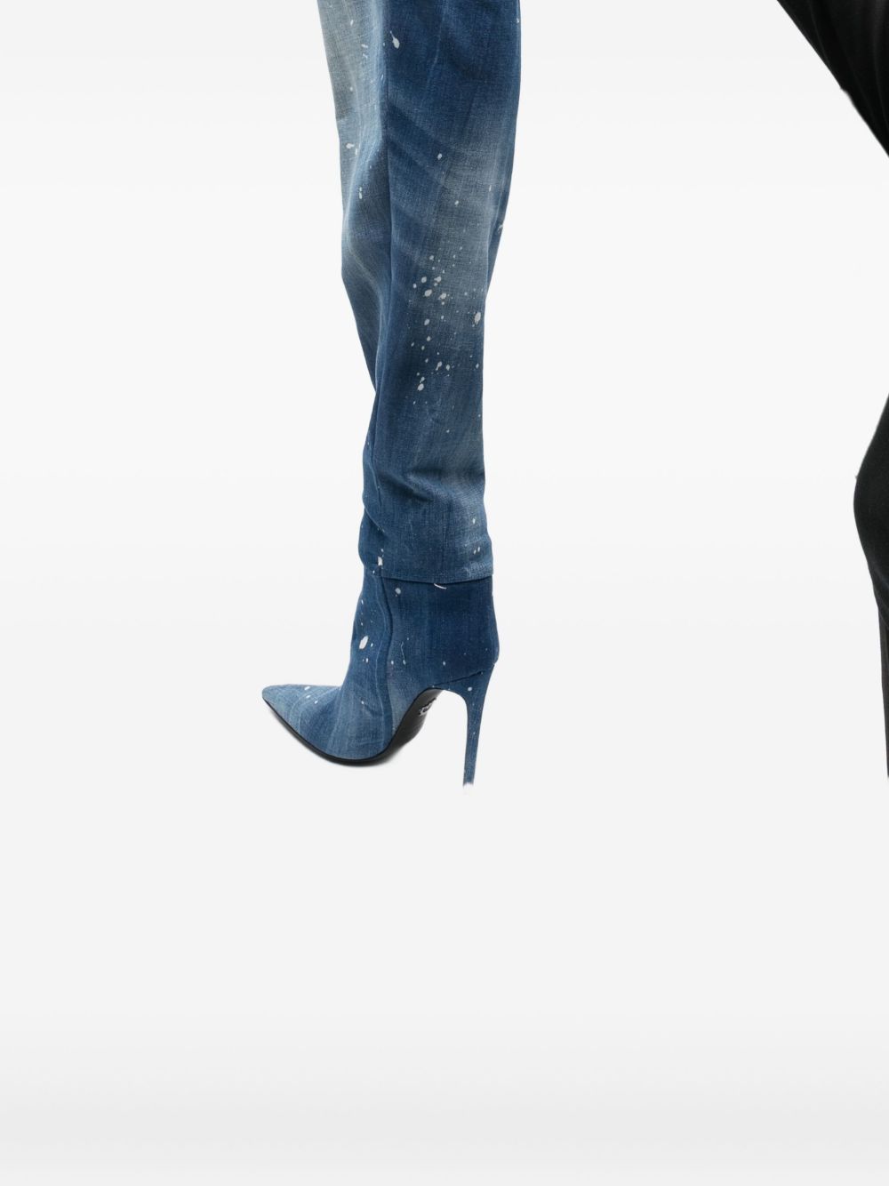 DSQUARED2 Denim Heel Boots for Women