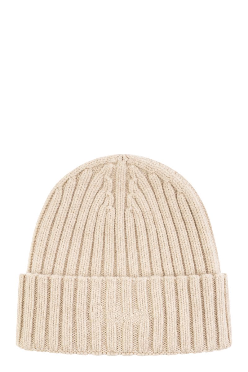 MC2 SAINT BARTH Merry Christmas Gift Box with Mini Knit Hat and Houndstooth Clutch Handbag