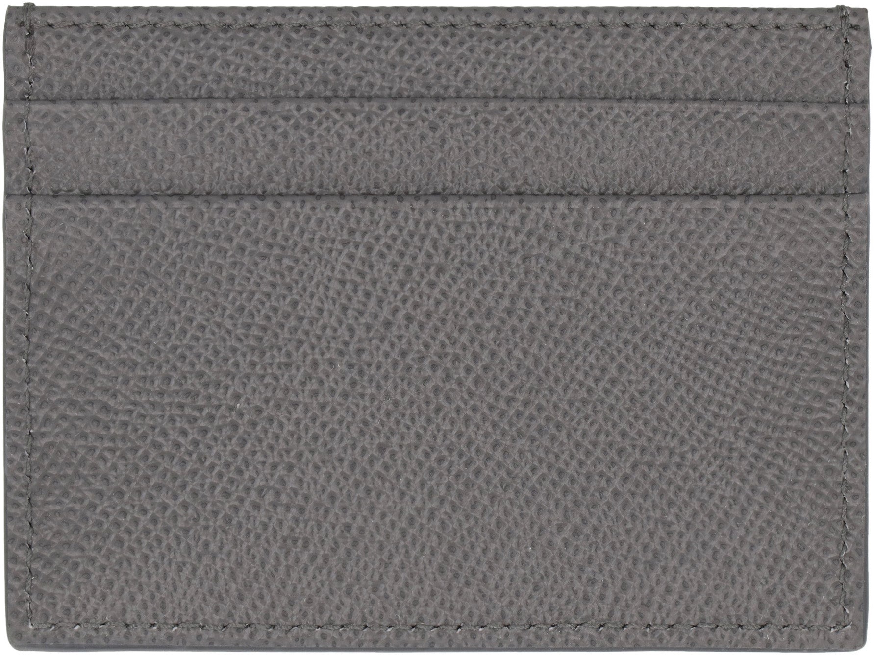 DOLCE & GABBANA Mini Leather Card Holder with Dauphine Print