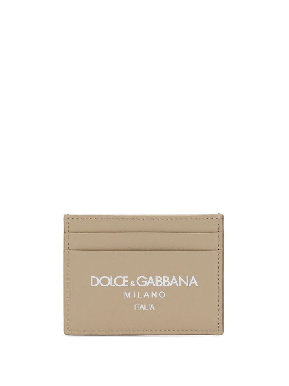 DOLCE & GABBANA Luxurious Mini Leather Card Holder