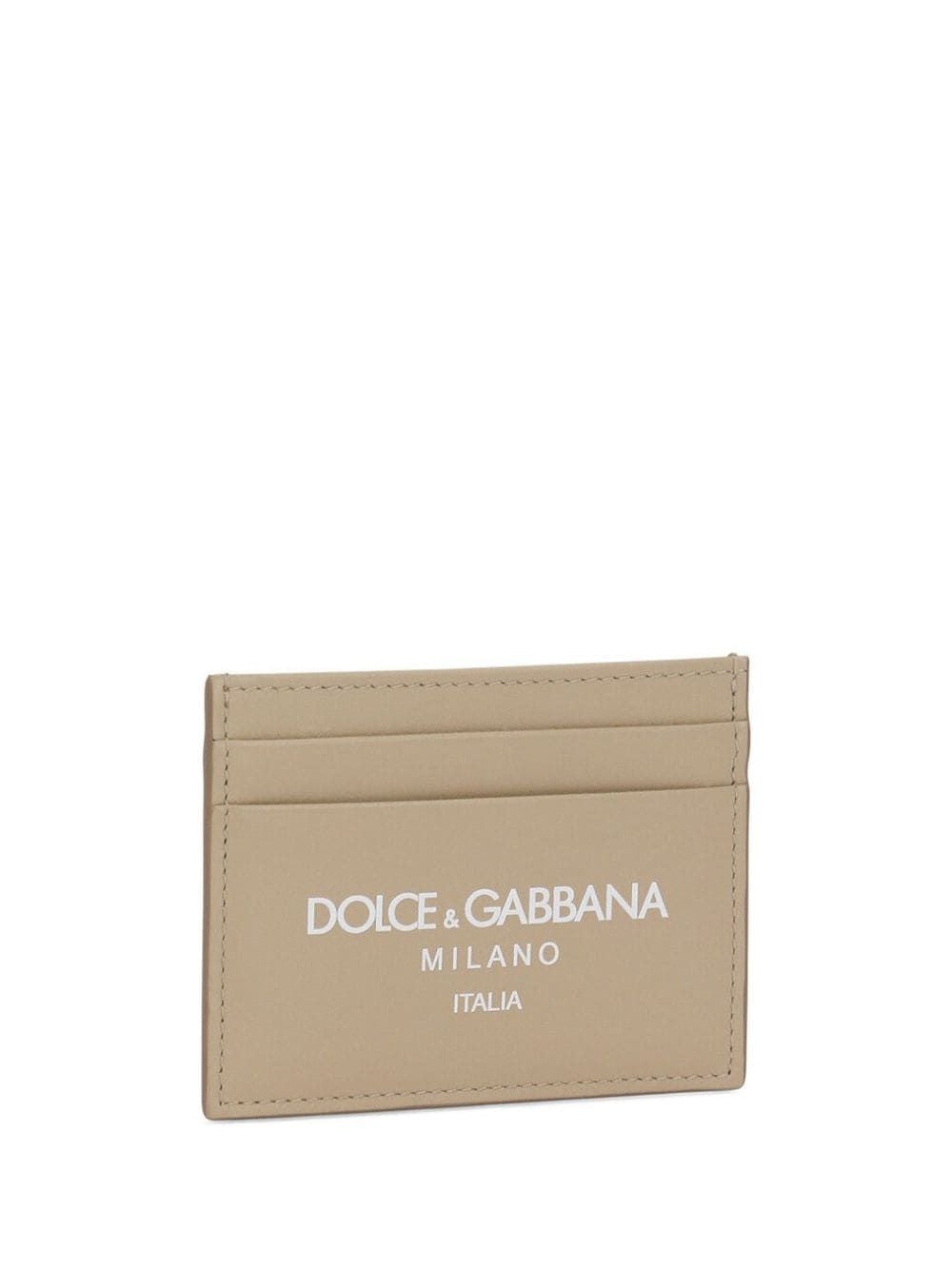DOLCE & GABBANA Luxurious Mini Leather Card Holder