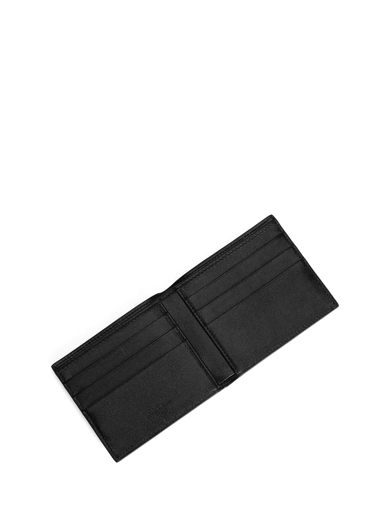 DOLCE & GABBANA Calfskin Leather Bifold Wallet