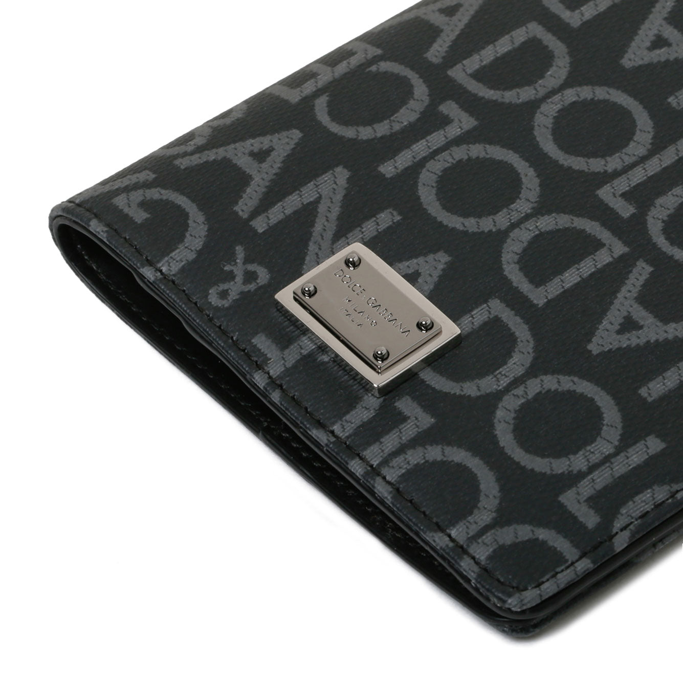 DOLCE & GABBANA Mini Cotton and Leather Wallet
