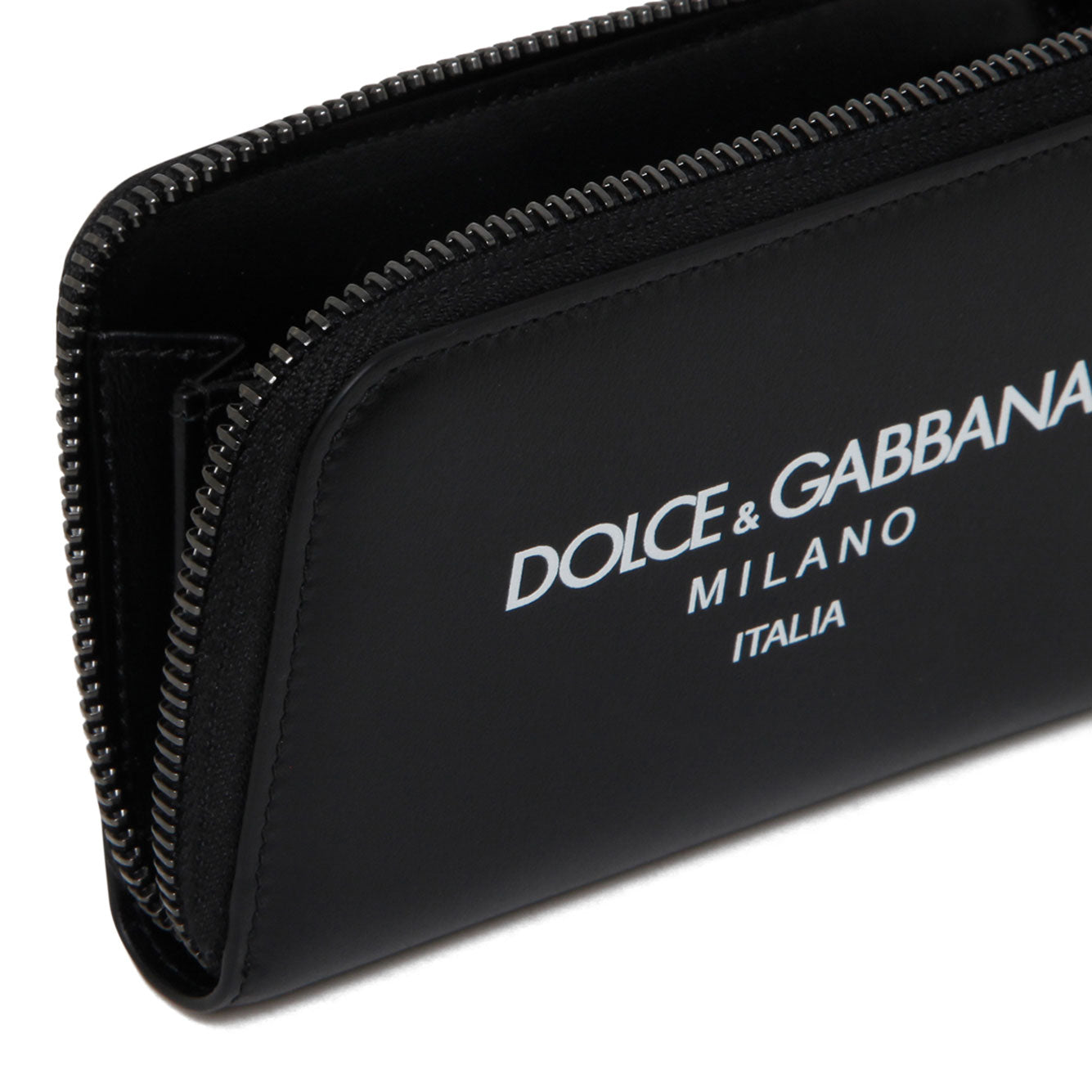 DOLCE & GABBANA Premium Calfskin Mini Wallet for Men