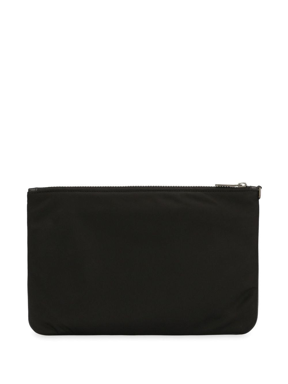DOLCE & GABBANA Rubberized Logo Pouch Handbag