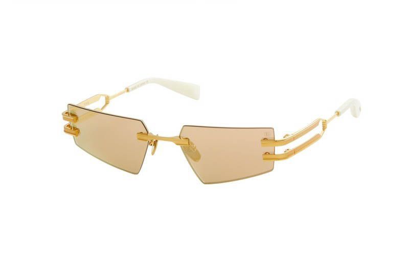 BALMAIN Sleek Mini Rectangle Sunglasses for Men