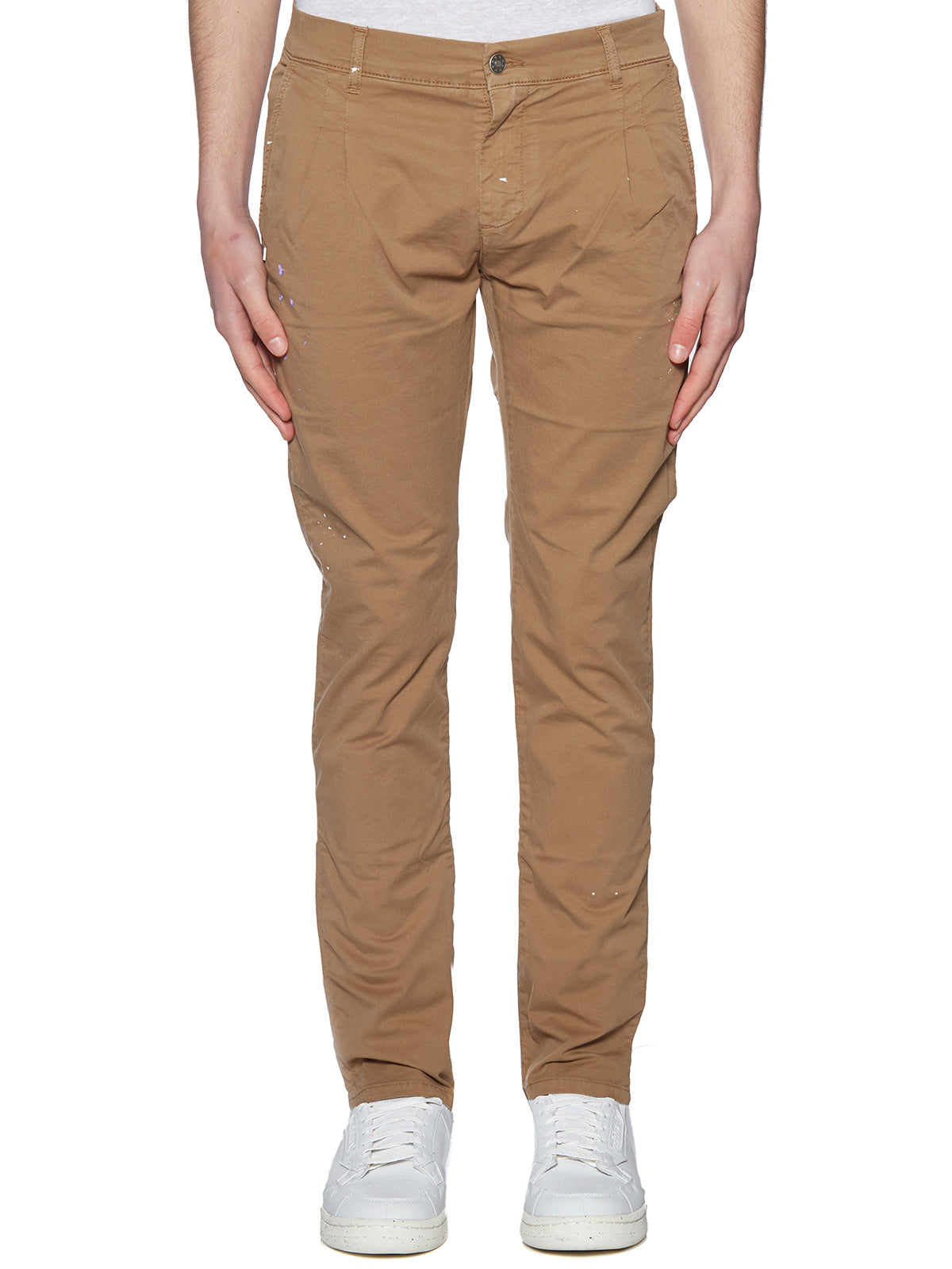 DANIELE ALESSANDRINI Men's Cotton Chino Pants - Size 32