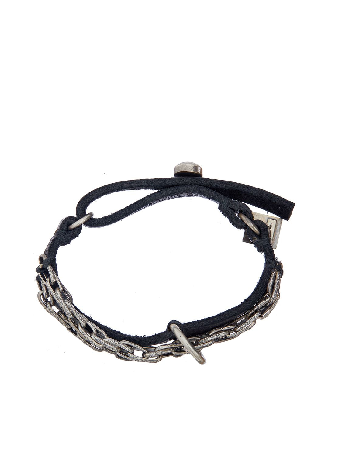 GOTI Genuine Leather Bracelet with Silver 925 - 20cm Length