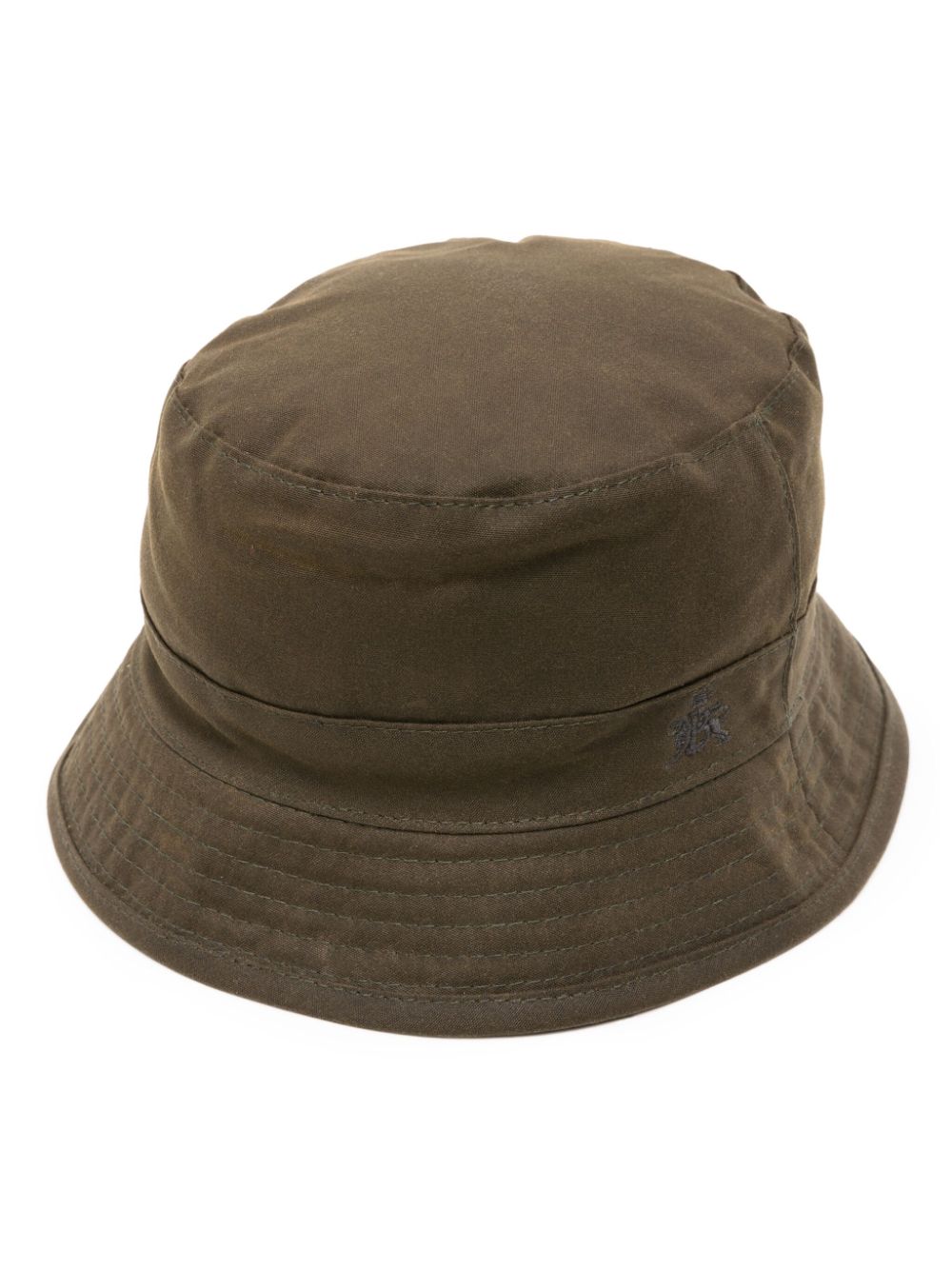 BARACUTA Waxed Cotton Bucket Hat