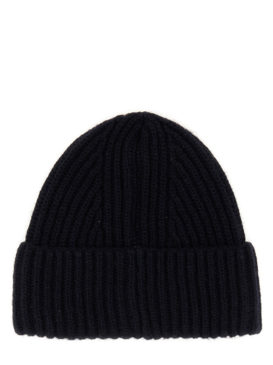 BARACUTA Classic Beanie Hat with Logo Patch