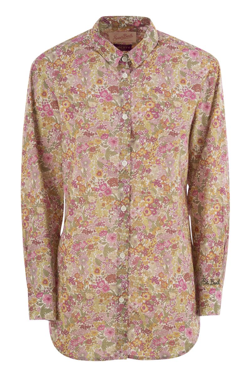 MC2 SAINT BARTH Brigitte Floral Pattern Long Sleeve Shirt