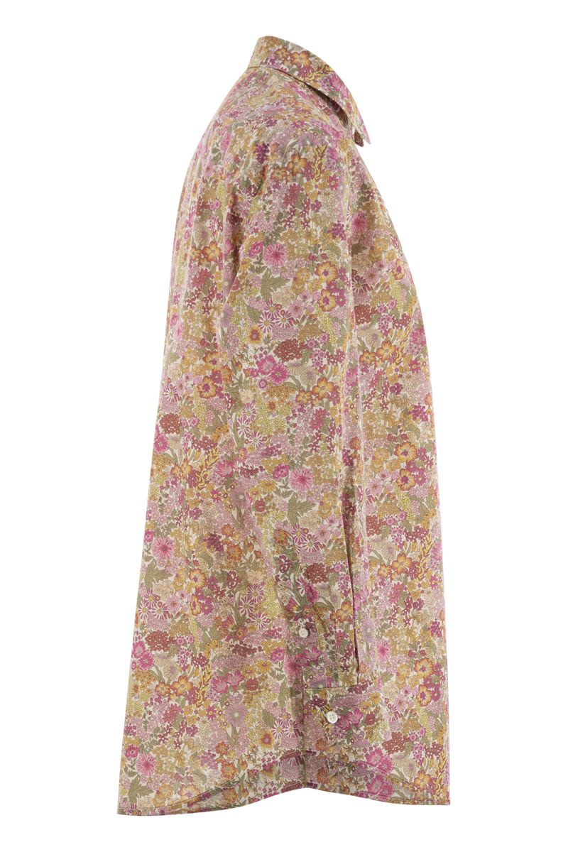 MC2 SAINT BARTH Brigitte Floral Pattern Long Sleeve Shirt