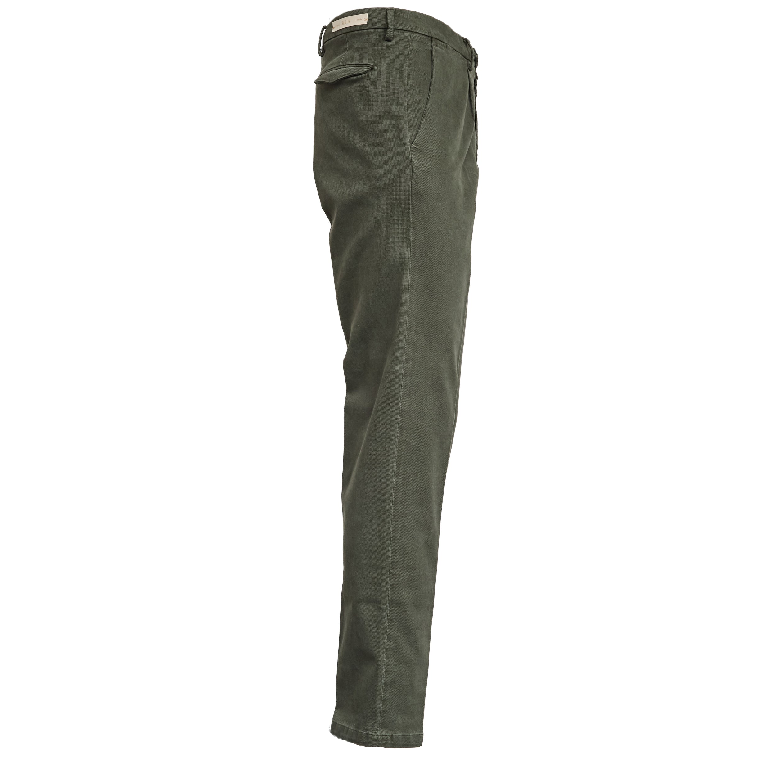 BRIGLIA 1949 Comfort Fit Trousers for Men - Military Green