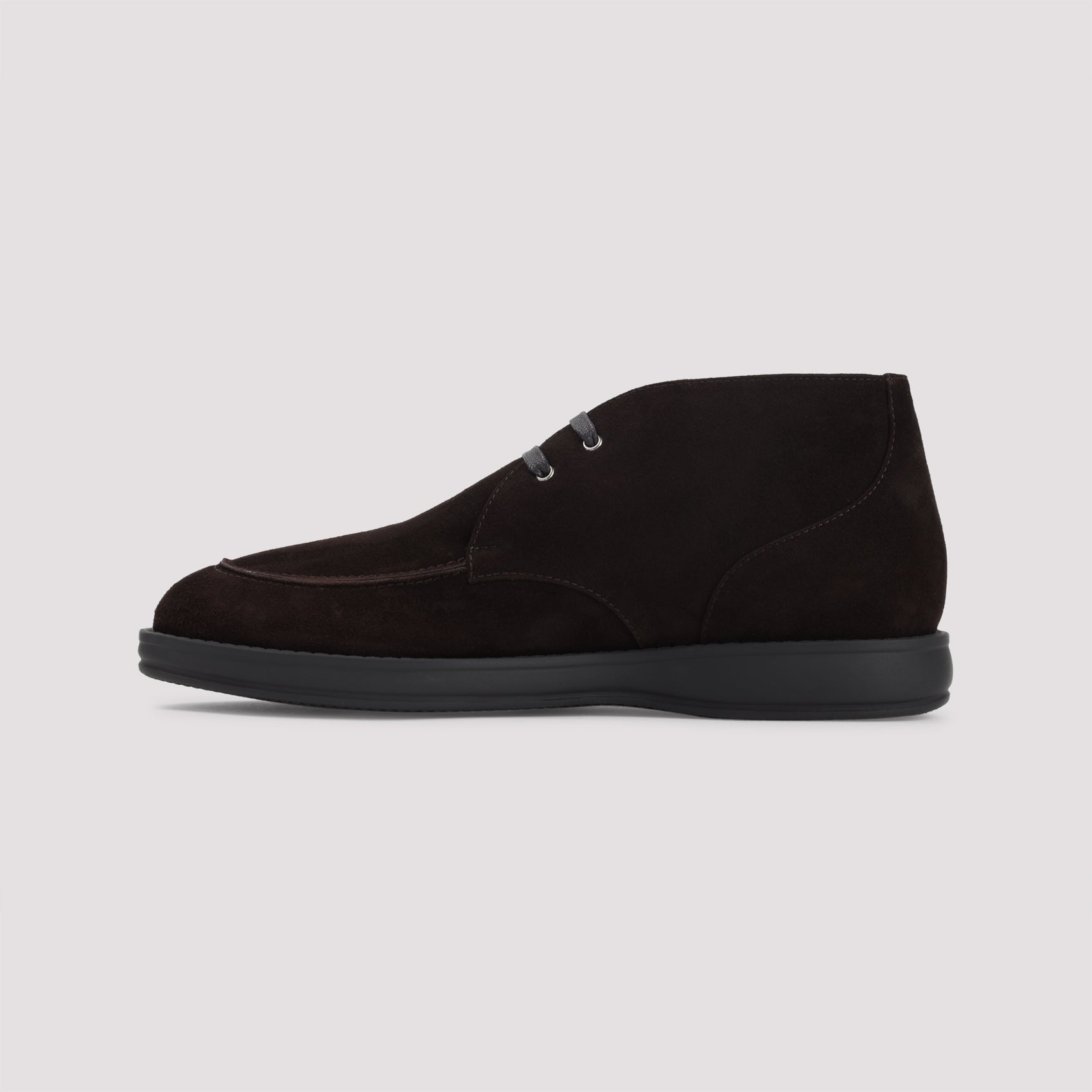 BRIONI Elegant 100% Leather Ankle Boots for Men