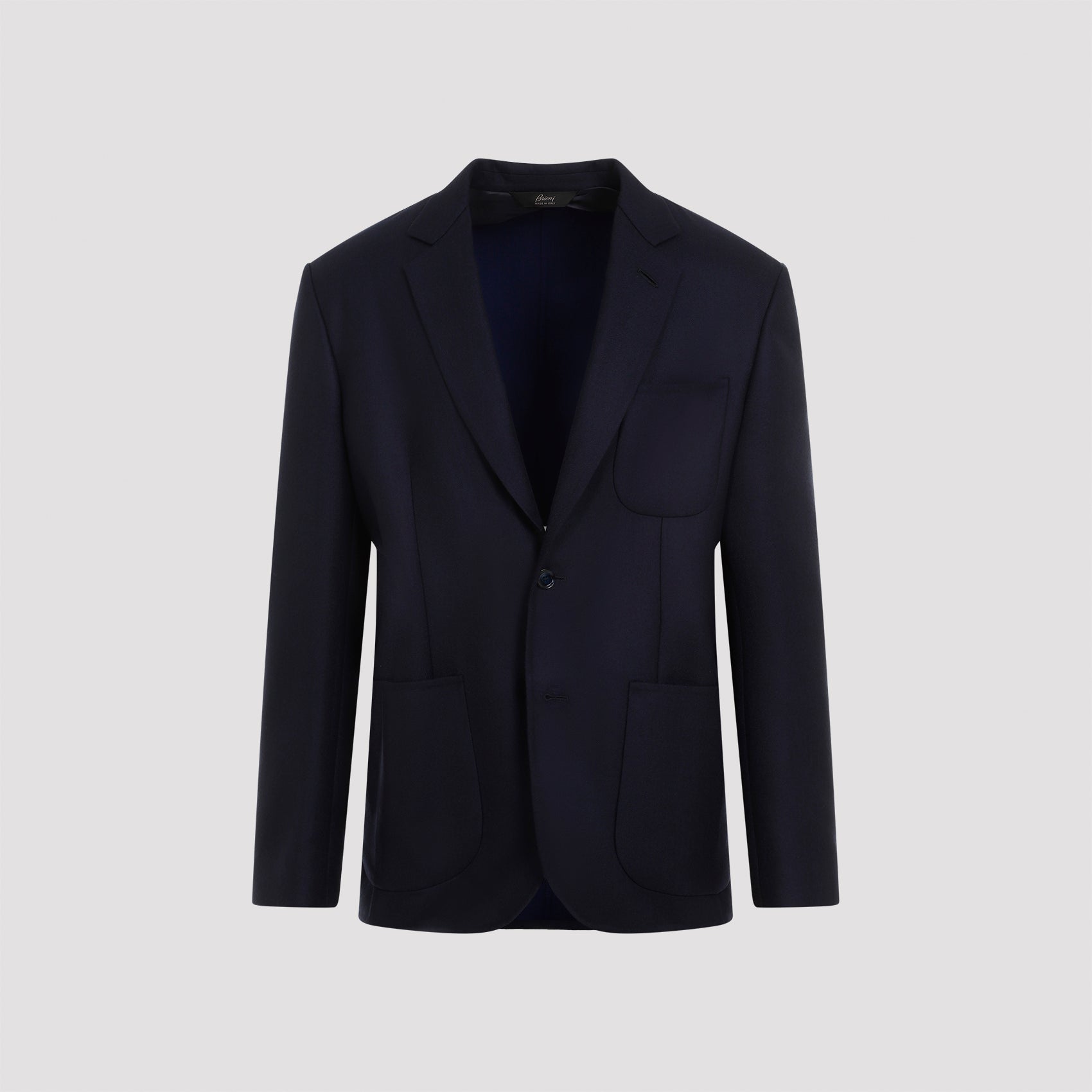 BRIONI Men's Double-Breasted Wool Jacket - Luxurious Fall/Winter Essential