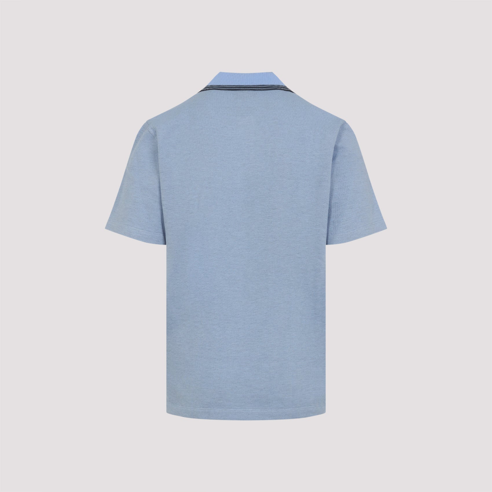 BRIONI Classic Polo with Striped Collar for Men